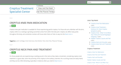 Desktop Screenshot of crepitustreatment.com
